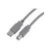 1,5 m gri USB 2.0 A - B kablosu