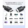 1,5 Metre 8K HDMI Görüntü Aktarım Kablosu, 40179