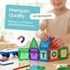 150 Parça Manyetik Blok Seti, 3D Magnet Yapı Taşları, Araba Dahil Stem ve Montessori Yapı Seti