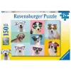 150 Parçalı Puzzle Eğlenceli Köpekler