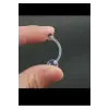16 mm Şeffaf Bioplast Esnek Göbek Piercingi