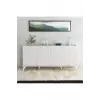 1602 Elegante 180 Cm Modern Konsol Beyaz