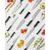 18 cm oluklu kenarlı Santoku bıçağı