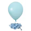 18 İnç Mavi Jumbo Makaron Balon, 45 Cm
