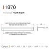 1870 Entegre Kulp, 96 Mm, Krom Renk