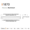 1870 Entegre Kulp, 96 Mm, Krom Renk