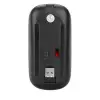2, 4Ghz Bluetooth Wireless Kablosuz Sessiz Mouse Siyah Işıklı