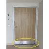2 Adet; Kapı altı Koruması Beyaz, Alaminyum