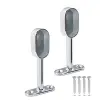2 Adet Krom Kapalı Oval Askı Flanşı