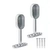 2 Adet Krom Kapalı Oval Askı Flanşı