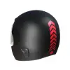 2 Adet Sport Kask Araba Ayna Reflektif Kırmızı Kask Sticker