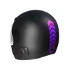 2 Adet Sport Kask ve Araba Aynası Stickerı, Patlıcan Moru