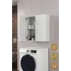 2 Kapaklı Çok Amaçlı Dolap Beyaz