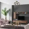 2li Ahşaplı Eskitme Plafonyer, 2 X E27