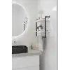 2li Duvara monte Banyo Rafları (Beyaz)