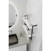 2li Duvara monte Banyo Rafları (Beyaz)