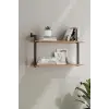 2li Duvara Monte Kitaplık, Raf (Çam)