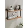 2li Duvara Monte Kitaplık, Raf (Çam)