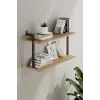 2li Duvara Monte Kitaplık, Raf (Çam)