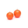 2li Turuncu Top Mum Seti (7 cm-8 cm)