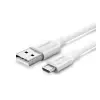 2.0 A USB-A & Micro-USB Data ve Şarj Kablosu, 50 Santimetre, Beyaz, 60140