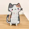 2026 Takvim - Kedi Masaüstü Takvim- Standlı Takvim