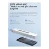 20W Power Strip 3lü Priz - 2× USB-C + 1× USB-A Hızlı Şarj