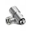2.1a Araç Çakmaklık Şarjı, 2 Giriş, USB