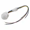 220V Pır Hareket Sensörlü 25 cm Kablolu LED Lamba