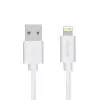 2.4A iPhone Lightning Şarj ve Data Kablosu Beyaz 1 Metre