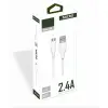 2.4A Micro USB Kablo 1m Beyaz Ykb-01B