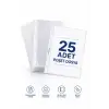 25 Adet A4 Şeffaf Dosya Föy Poşet Dosya