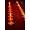 25li Tealight Mum Seti(Tarçın)