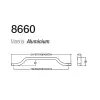 256 mm siyah renkli Modern Kulp