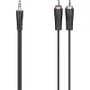 2RCA, Stereo Siyah 1.5m, 3.5 mm