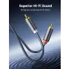 2RCA to 2RCA Ses Kablosu, 1 Metre, Antrasit