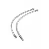 3/8-M10 Batarya Flex Hortum, 70 Cm, Kısa Uç, 2 Adet