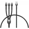 3 in 1 USB kablosu, 30 cm