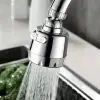 3 Kademeli Krom Musluk Başlığı, 360 Derece