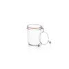 3 Klipsli Cam Kavanoz 580 ml (4 Adet)