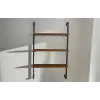 3lü Duvara monte Kitaplık, Raf (Ceviz)