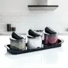 3lü Standlı Baharatlık Seti
