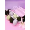 3lü Standlı Makyaj Süngeri Seti Yeşil