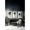 3 Parça Çerçeve Görünümlü Mdf Tablo Seti - ARTSYCLLCT19-2030