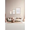 3 Parça Çerçeve Görünümlü Mdf Tablo Seti - ARTSYCLLCT19-2030
