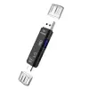 3ü 1 Arada Type-C ve Micro USB OTG TF Kart Okuyucu 5068