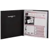 30 cm by 30 cm Snapload Sewn Leatherette Frame Cover Memory Book, Black