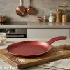 30 Cm Granit Krep Tavası, Kırmızı