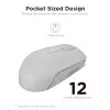 300 Kablosuz/Wireless Compact Mouse, Arktik Gri
