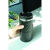 300 ML Siyah Kristal Çelik Termos
